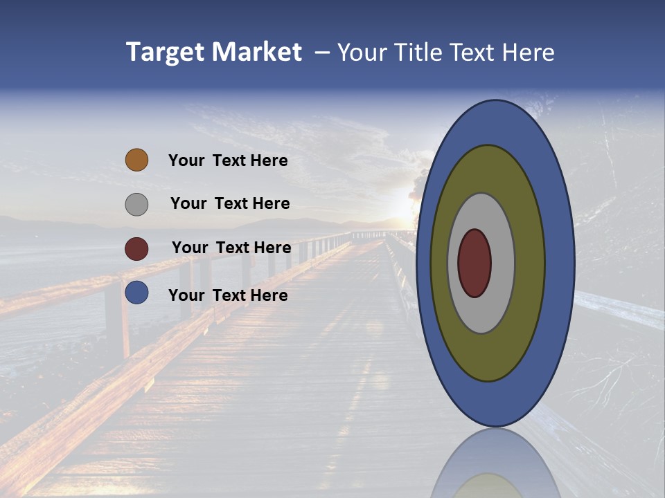 Tropical Island On The Great Barrier Reef PowerPoint Template