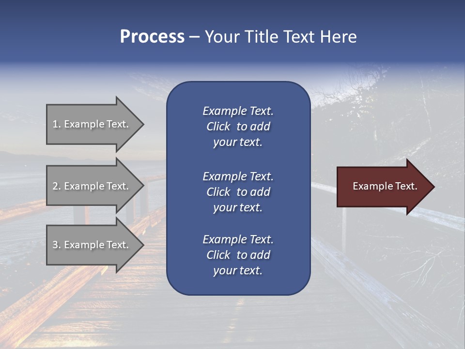 Tropical Island On The Great Barrier Reef PowerPoint Template