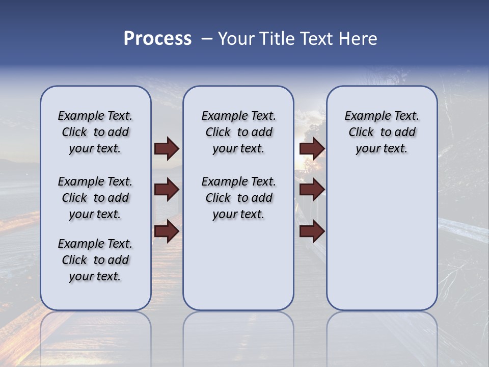 Tropical Island On The Great Barrier Reef PowerPoint Template