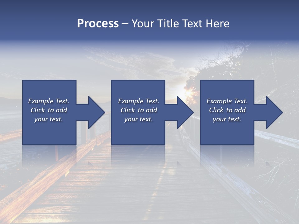 Tropical Island On The Great Barrier Reef PowerPoint Template