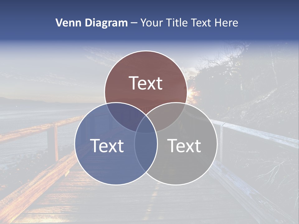 Tropical Island On The Great Barrier Reef PowerPoint Template