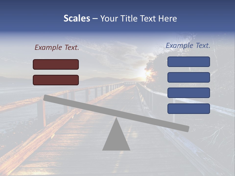 Tropical Island On The Great Barrier Reef PowerPoint Template