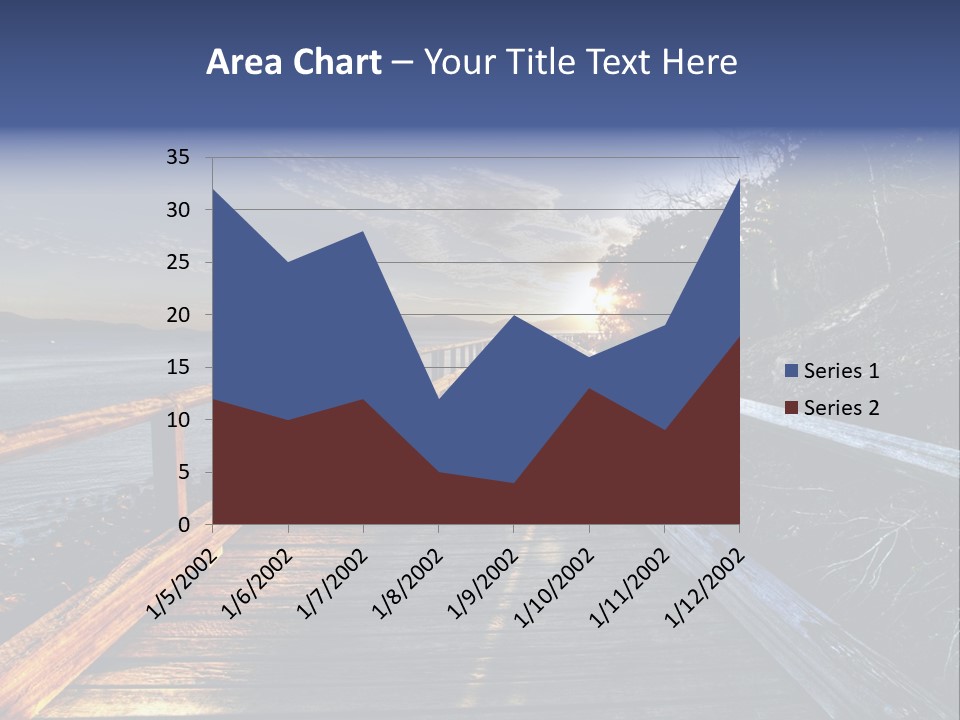 Tropical Island On The Great Barrier Reef PowerPoint Template