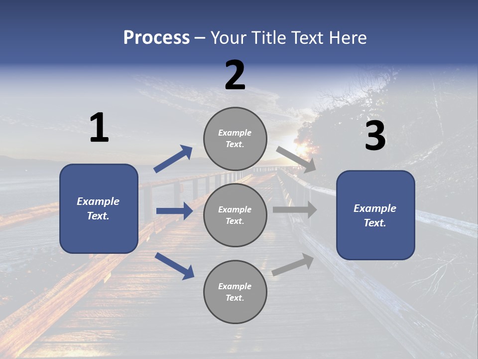 Tropical Island On The Great Barrier Reef PowerPoint Template