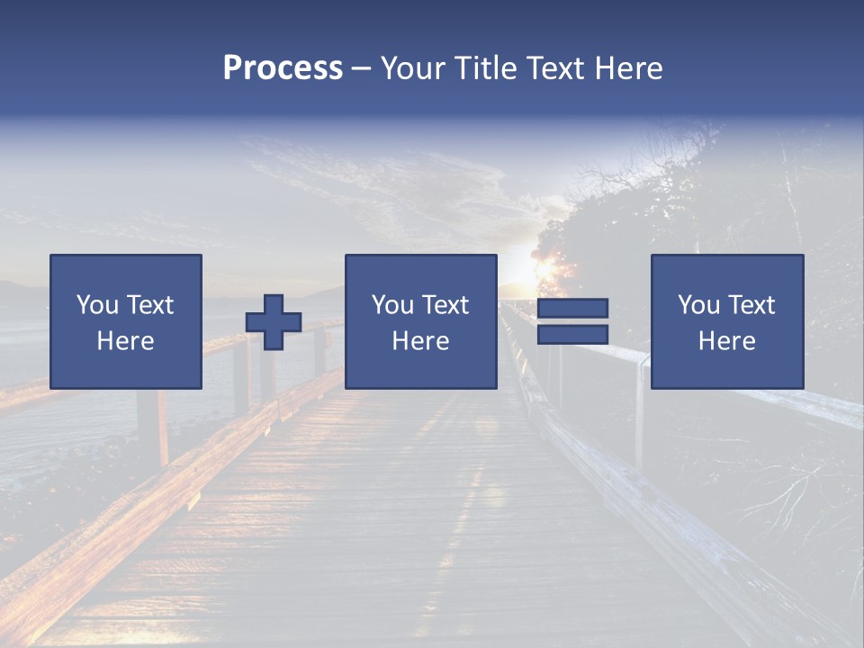 Tropical Island On The Great Barrier Reef PowerPoint Template