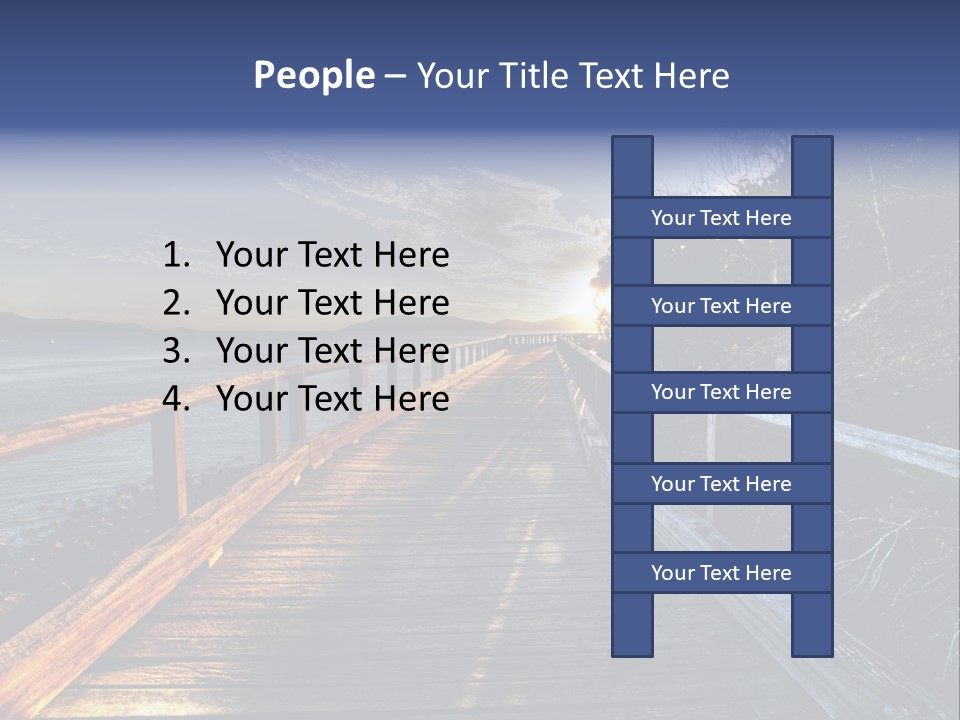 Tropical Island On The Great Barrier Reef PowerPoint Template