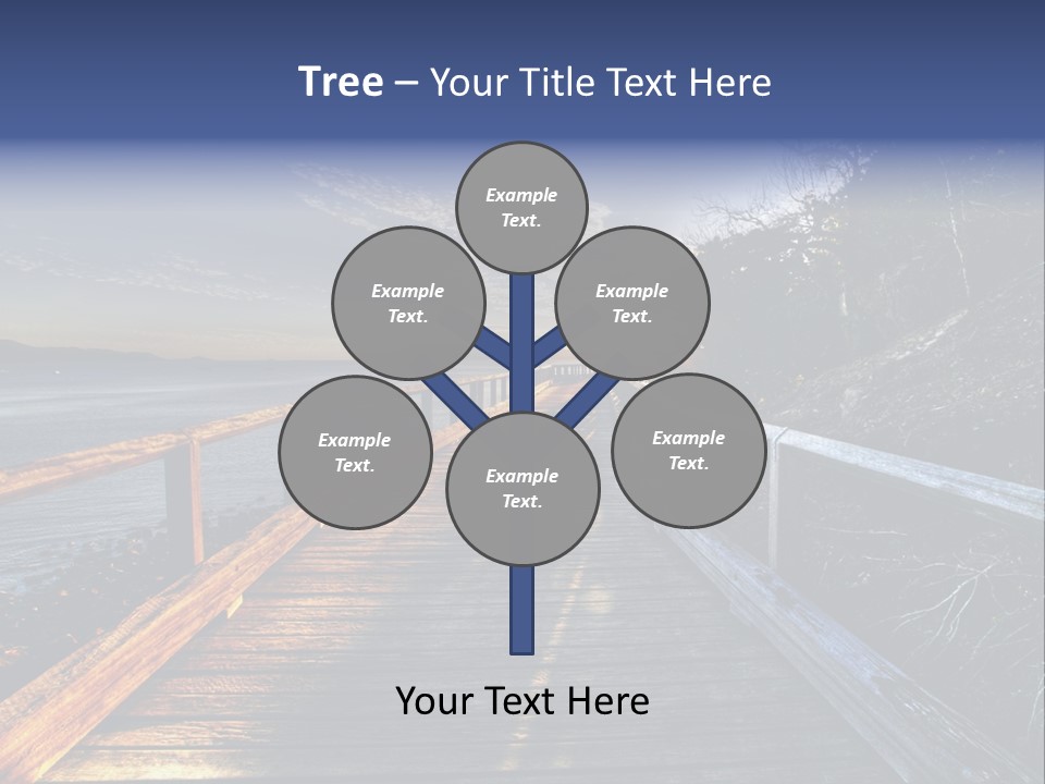 Tropical Island On The Great Barrier Reef PowerPoint Template