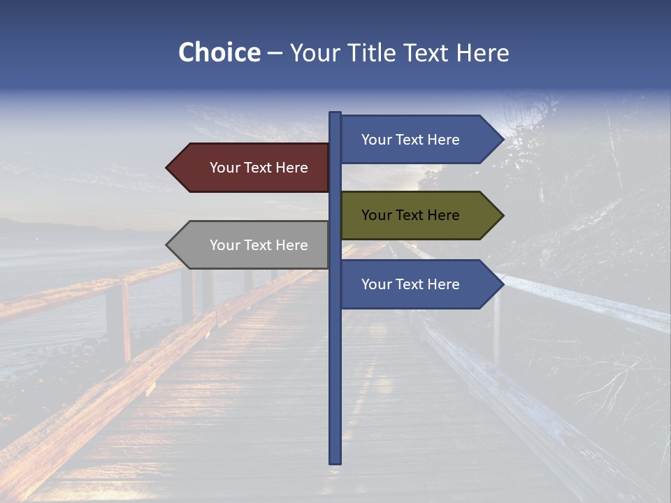 Tropical Island On The Great Barrier Reef PowerPoint Template