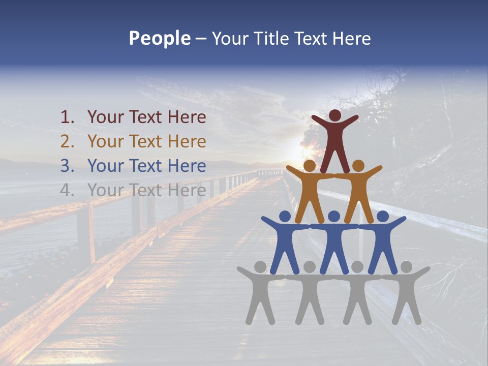 Tropical Island On The Great Barrier Reef PowerPoint Template