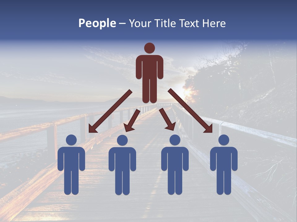 Tropical Island On The Great Barrier Reef PowerPoint Template