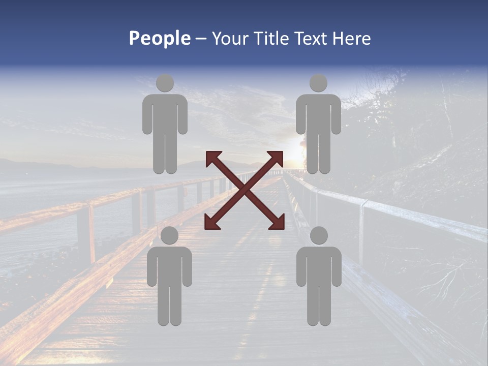 Tropical Island On The Great Barrier Reef PowerPoint Template