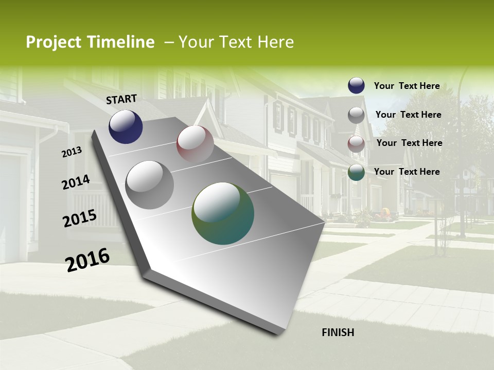 Pointing Hand On White Background PowerPoint Template