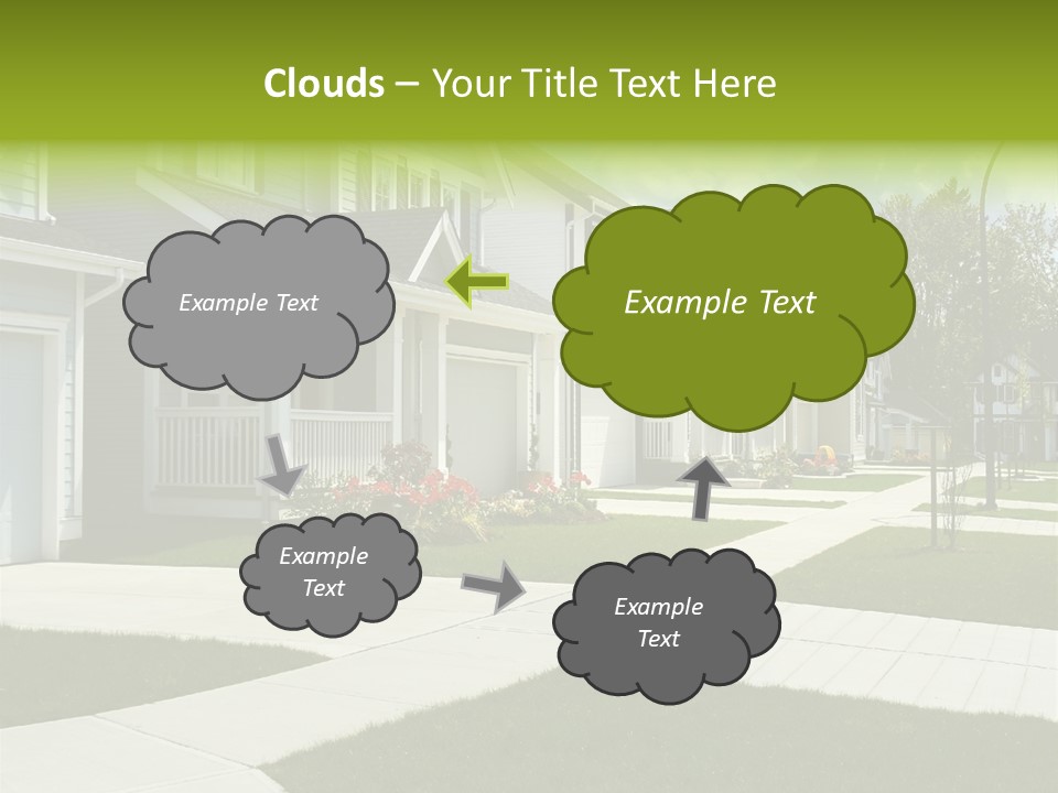 Pointing Hand On White Background PowerPoint Template