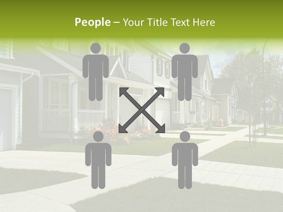 Pointing Hand On White Background PowerPoint Template