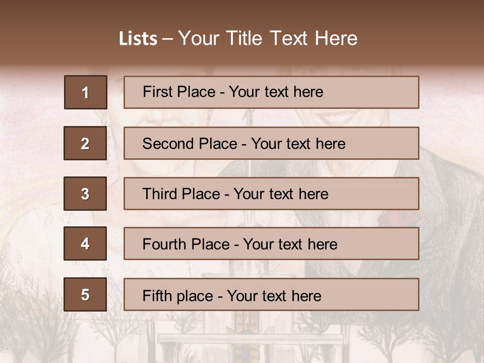 Bride And Groom With Denver Lds Temple PowerPoint Template
