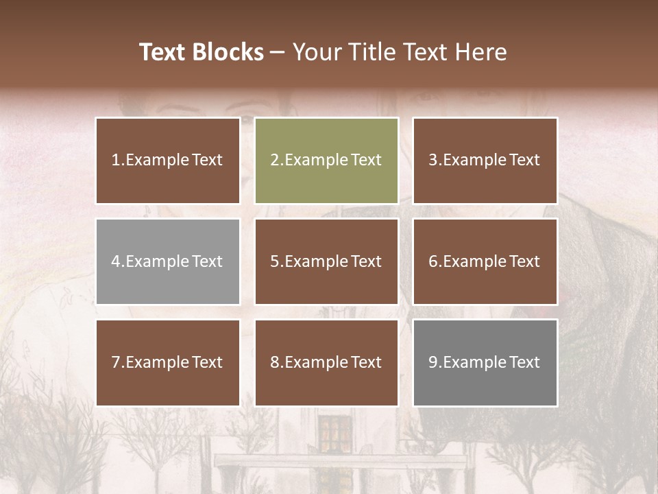 Bride And Groom With Denver Lds Temple PowerPoint Template