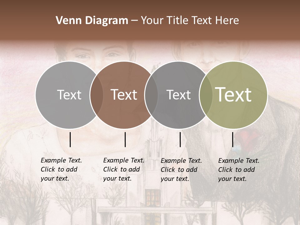 Bride And Groom With Denver Lds Temple PowerPoint Template