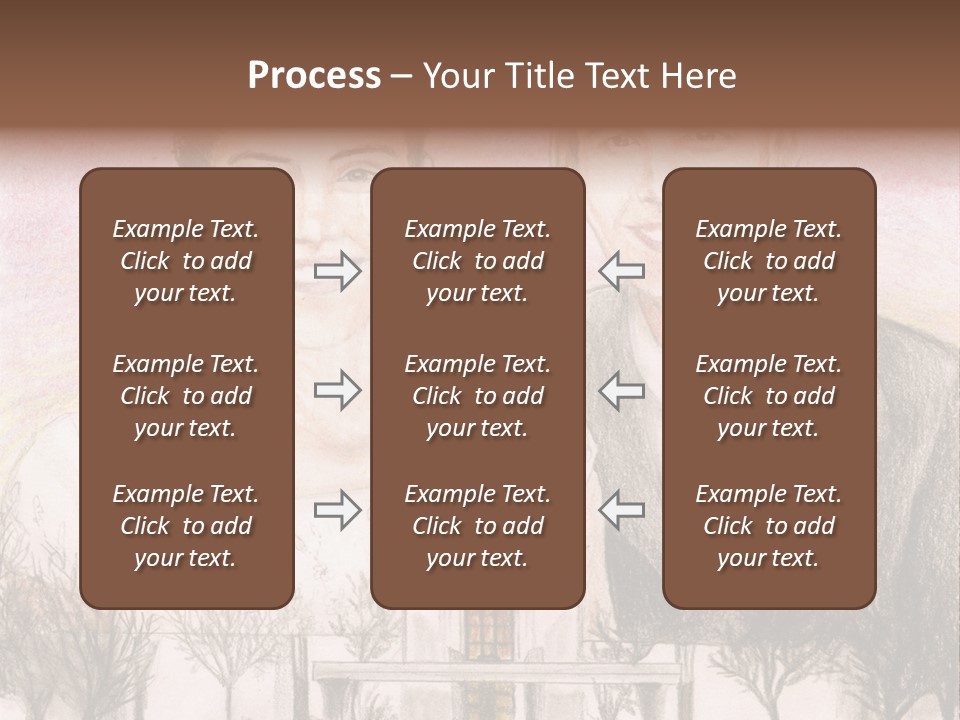 Bride And Groom With Denver Lds Temple PowerPoint Template