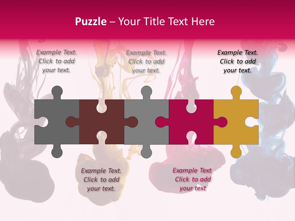 Cmyk Ink PowerPoint Template