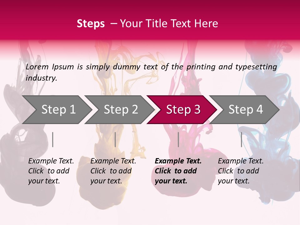 Cmyk Ink PowerPoint Template