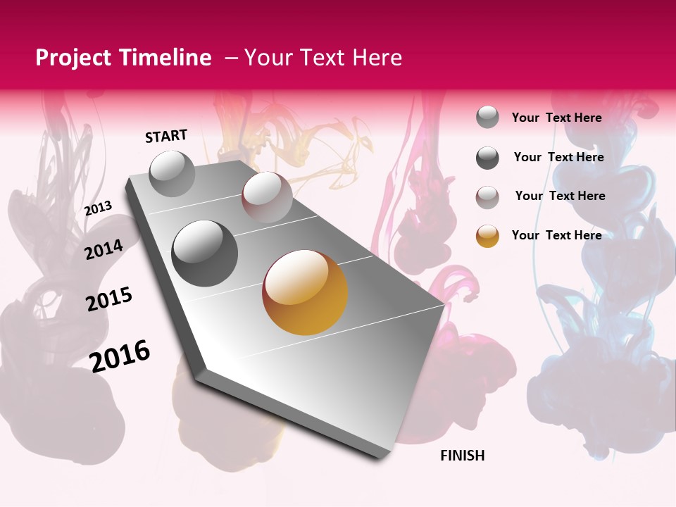 Cmyk Ink PowerPoint Template