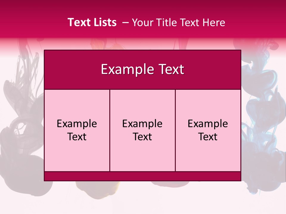 Cmyk Ink PowerPoint Template
