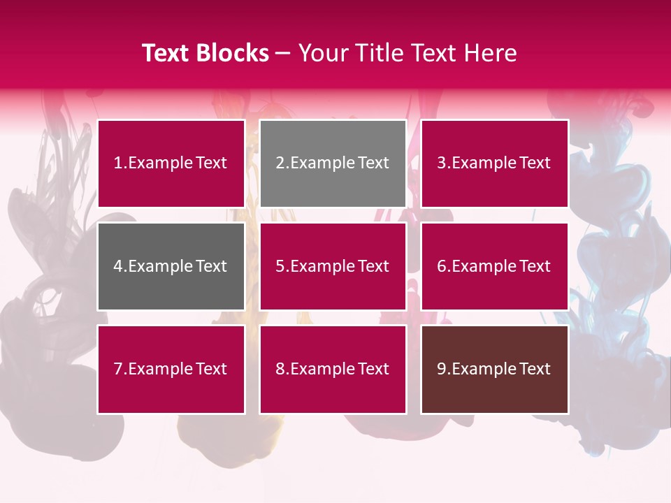 Cmyk Ink PowerPoint Template