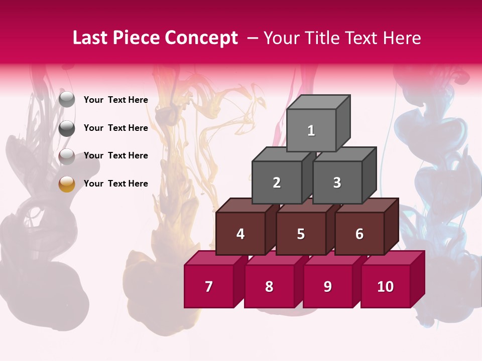 Cmyk Ink PowerPoint Template