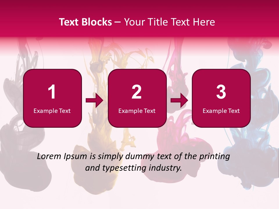 Cmyk Ink PowerPoint Template