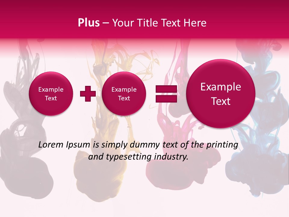 Cmyk Ink PowerPoint Template