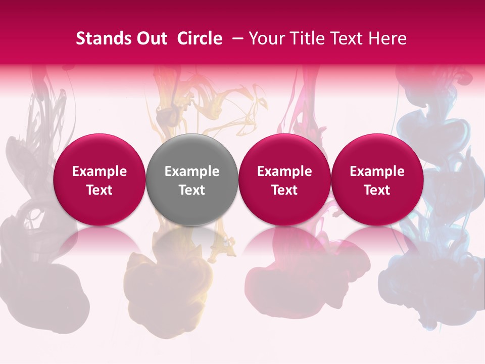 Cmyk Ink PowerPoint Template