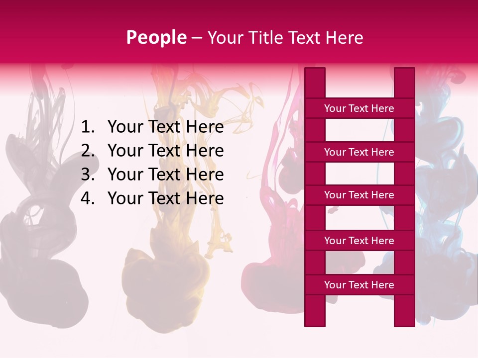 Cmyk Ink PowerPoint Template