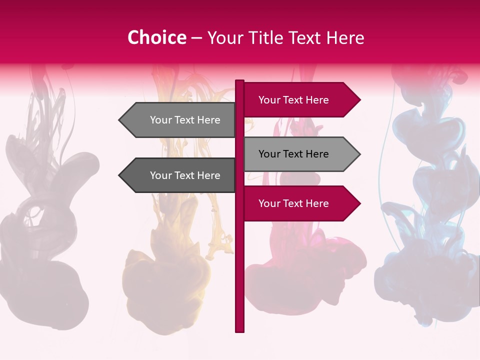 Cmyk Ink PowerPoint Template