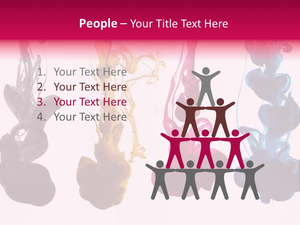 Cmyk Ink PowerPoint Template