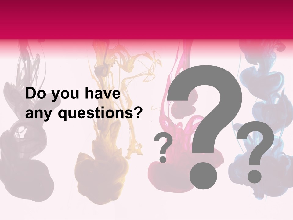 Cmyk Ink PowerPoint Template