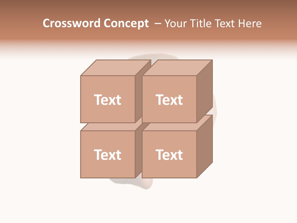 Pointing Hand On White Background PowerPoint Template