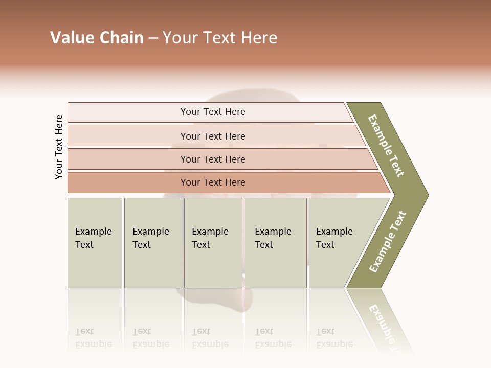 Pointing Hand On White Background PowerPoint Template