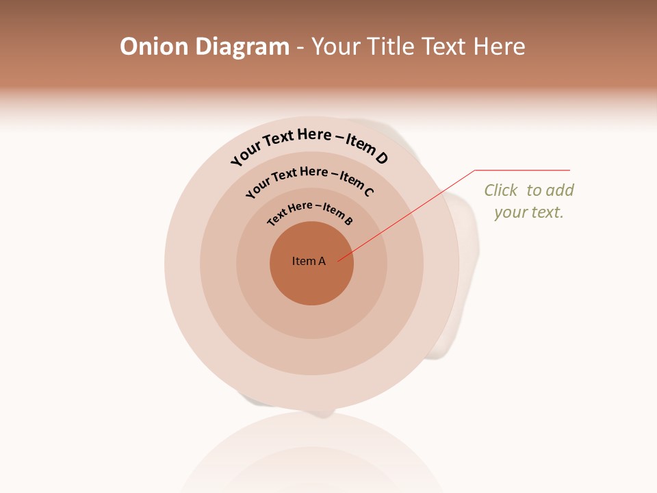 Pointing Hand On White Background PowerPoint Template