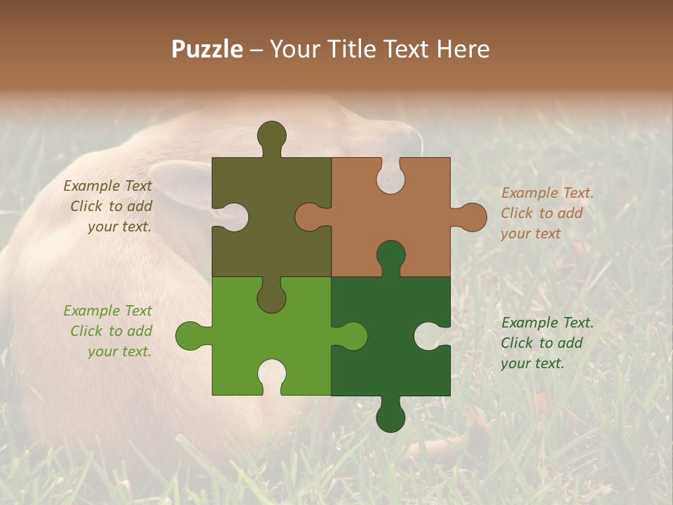 Puppy Scratching PowerPoint Template