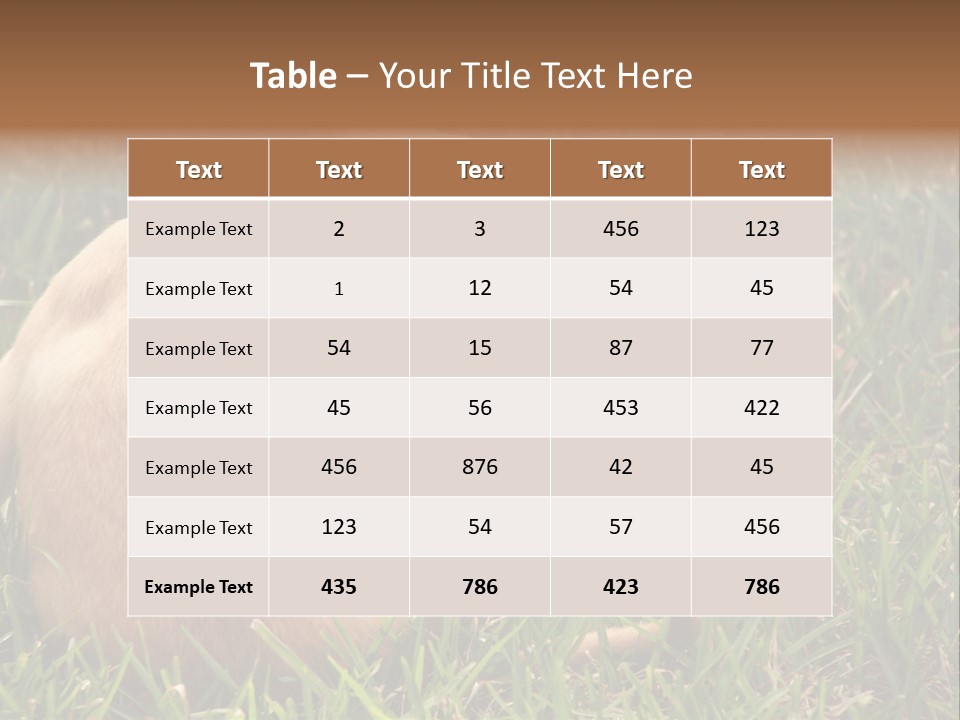 Puppy Scratching PowerPoint Template