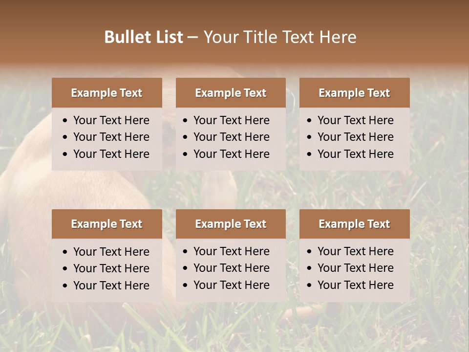 Puppy Scratching PowerPoint Template