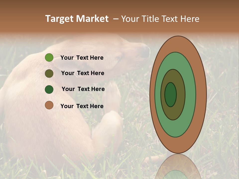 Puppy Scratching PowerPoint Template