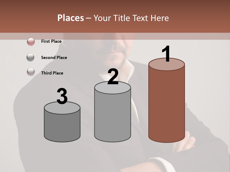 Portrait Of Angry Man PowerPoint Template