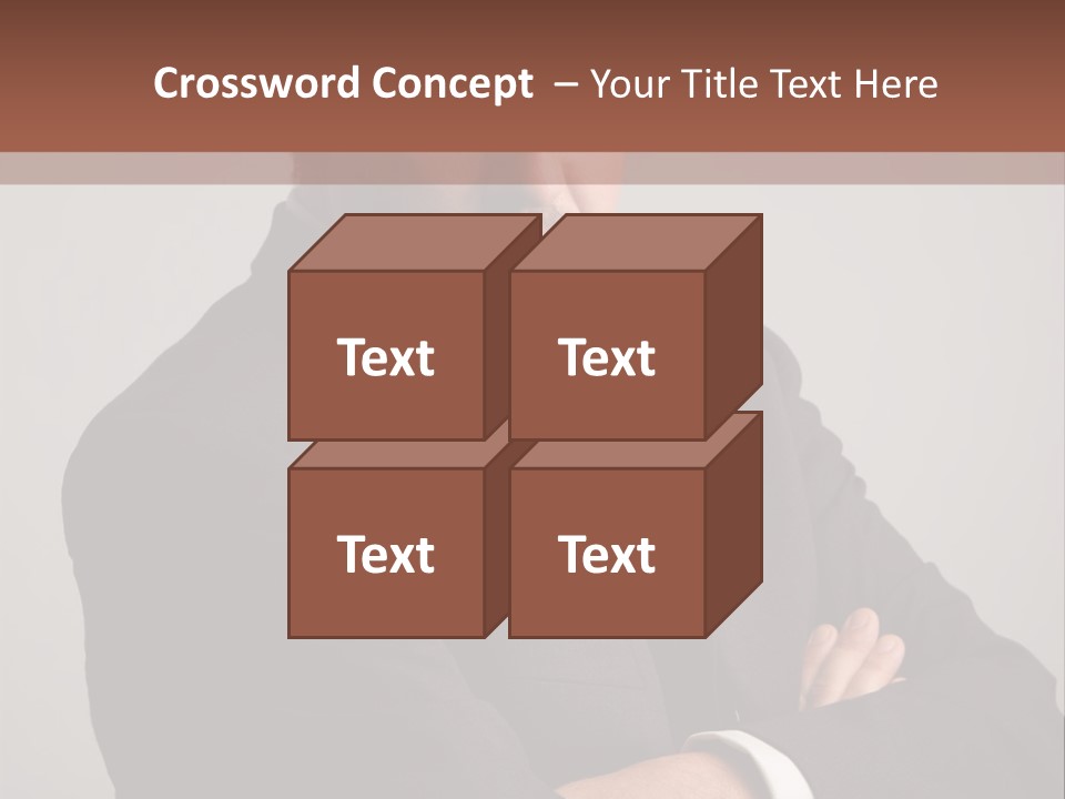 Portrait Of Angry Man PowerPoint Template