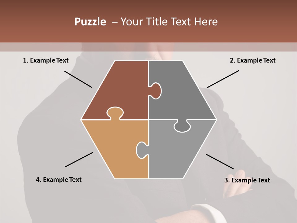 Portrait Of Angry Man PowerPoint Template