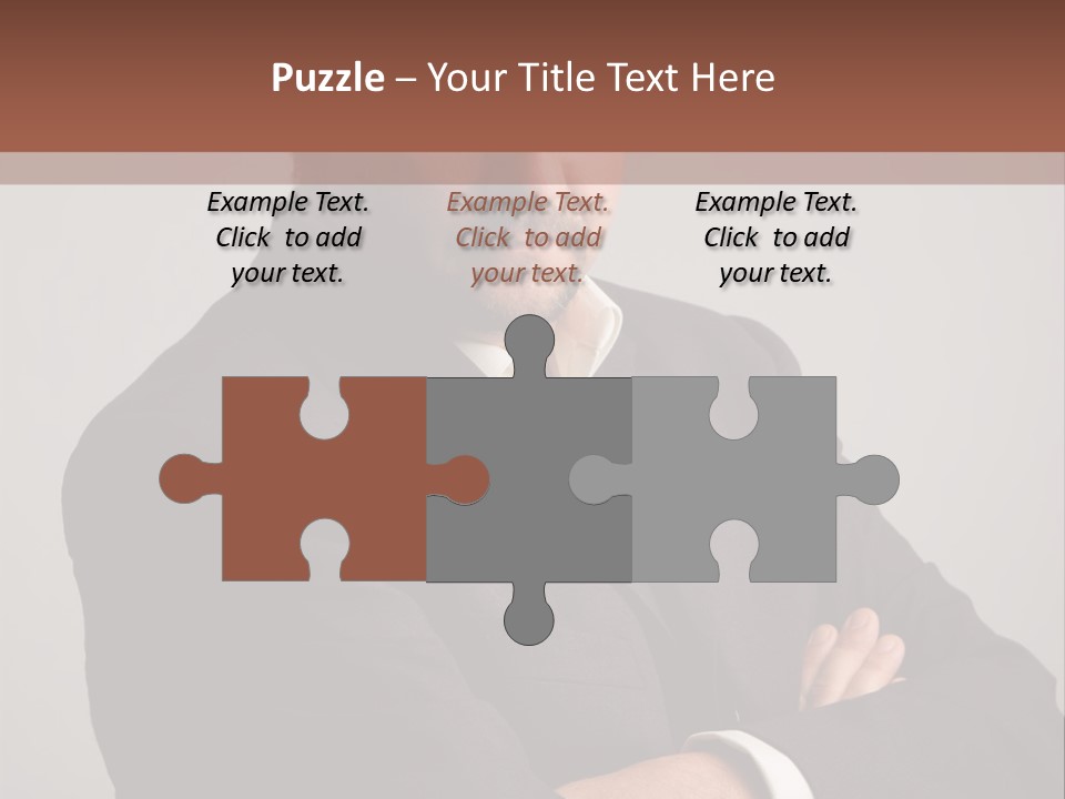 Portrait Of Angry Man PowerPoint Template