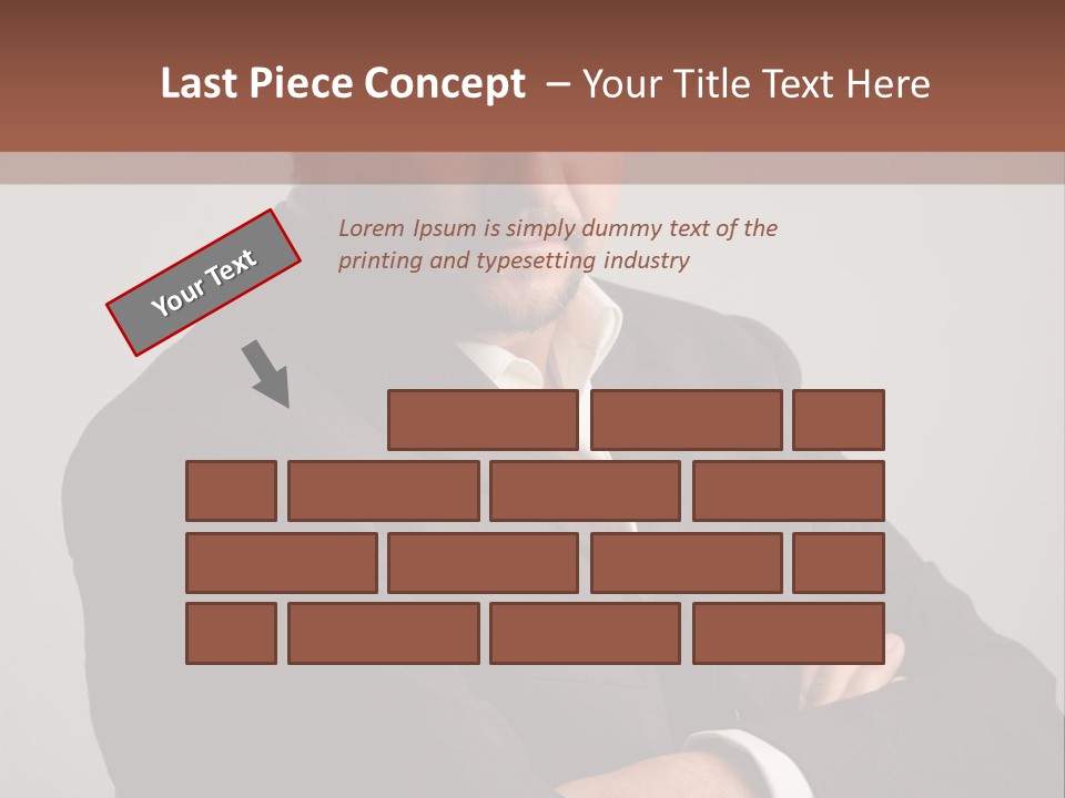 Portrait Of Angry Man PowerPoint Template