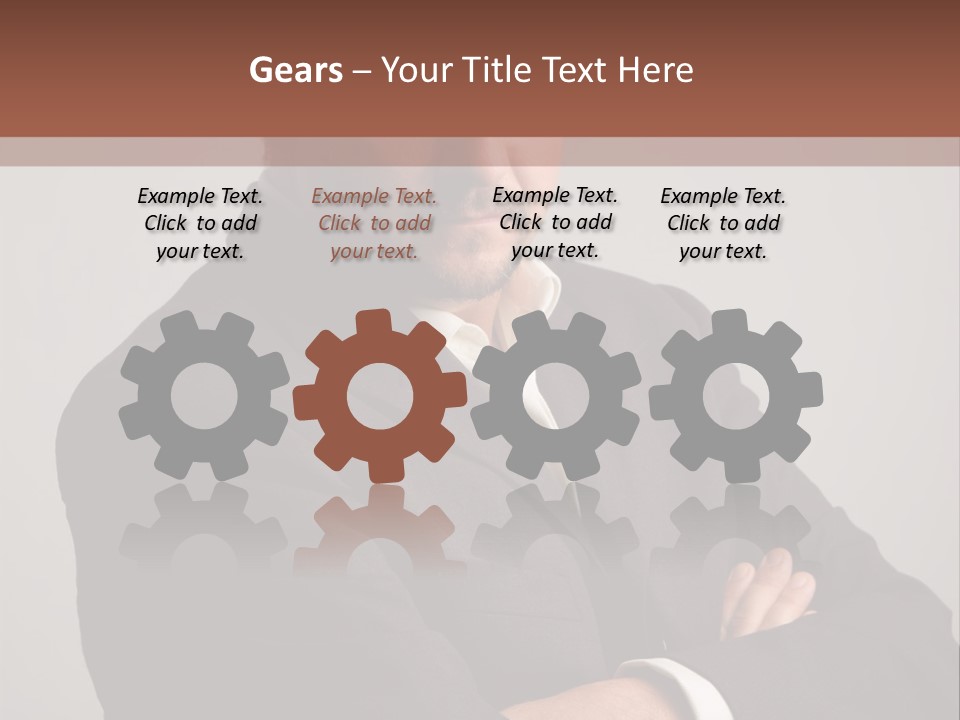 Portrait Of Angry Man PowerPoint Template