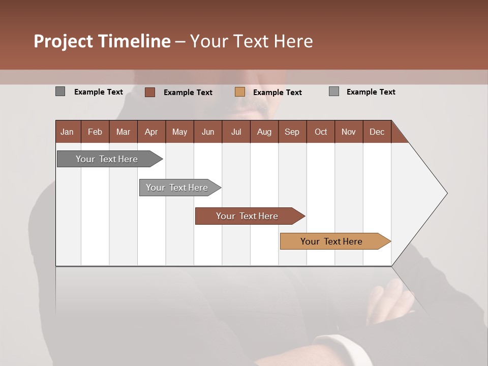 Portrait Of Angry Man PowerPoint Template