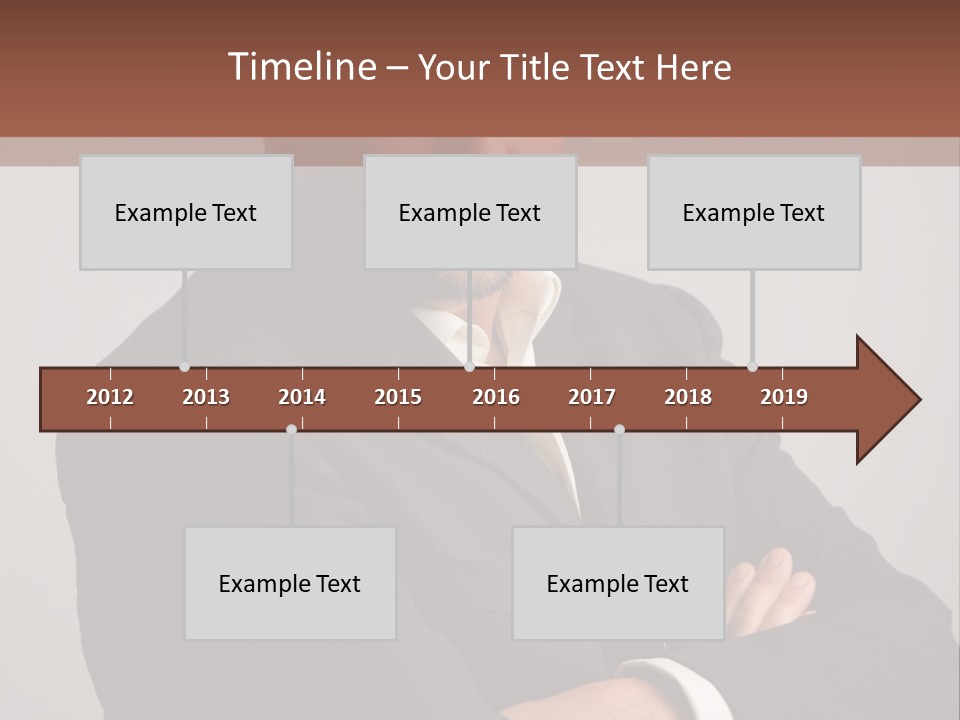 Portrait Of Angry Man PowerPoint Template